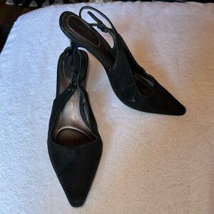 Calvin Klein 2 3/4” Black Textured Heels
